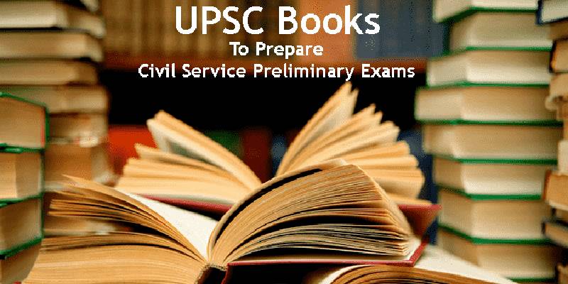 Image Showing Books For UPSC Preparation.