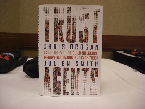 A Book Of Chris Brogan Which is About Trust Agents For Building Influence And Reputation In Business.