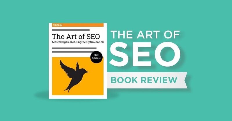 The Art If Seo - Book On Display In Blue Background.