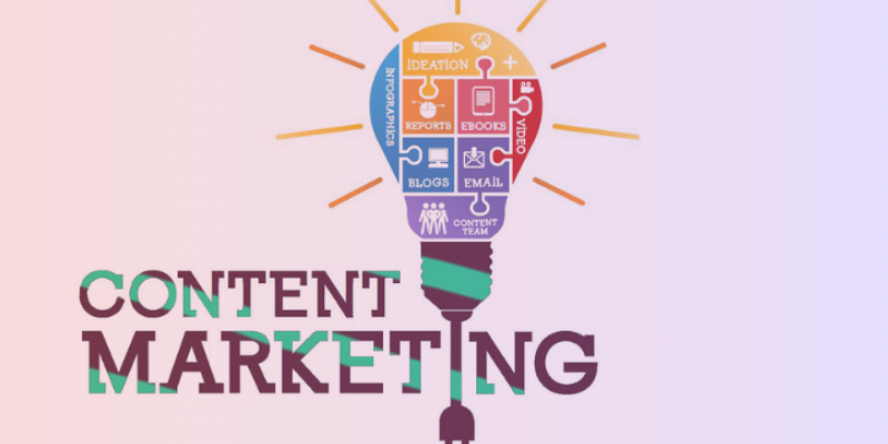 A Vector Image Representing The Concept Of Content Marketing